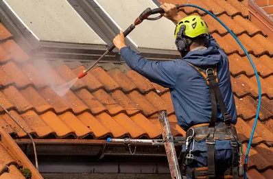 Démoussage et hydrofuge de toiture à Poliénas